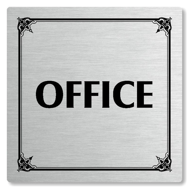 Office, 148x148mm, stříbrná, Nebraska